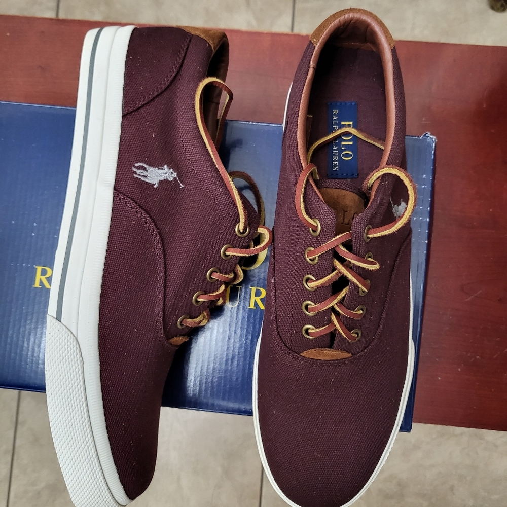 Men's polo casual canvas tennis shoes